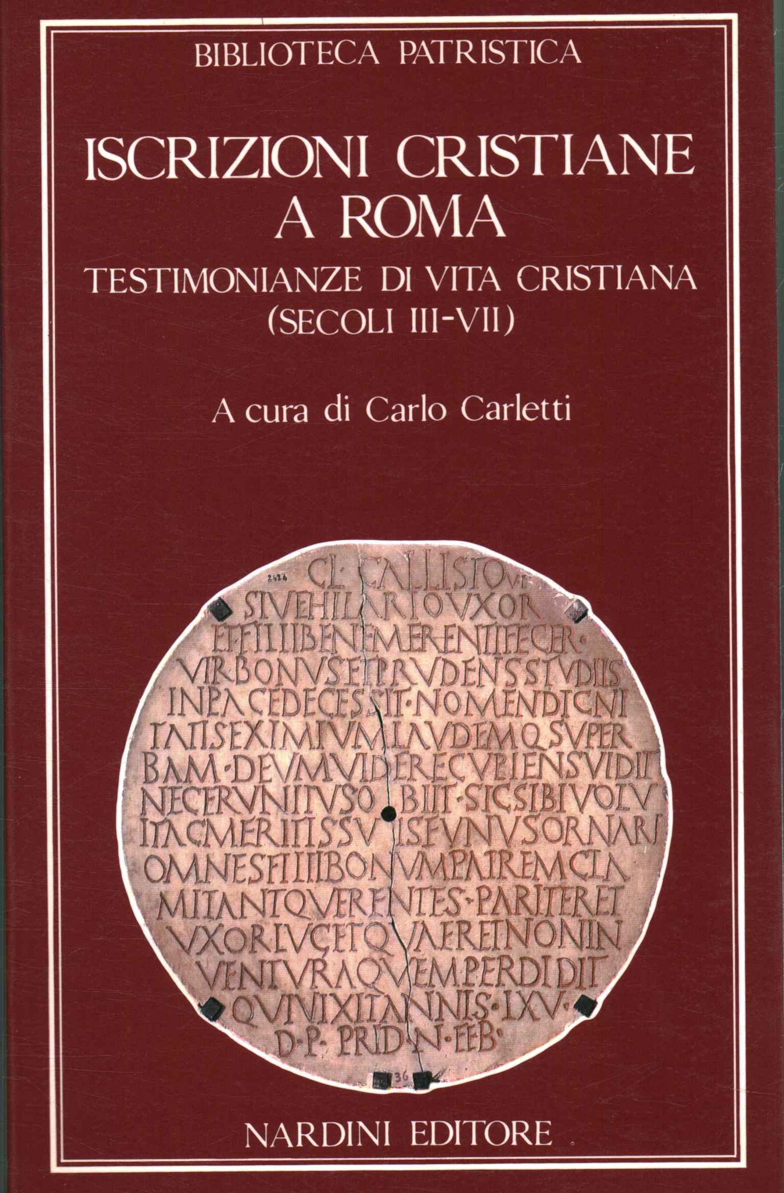 Christian Inscriptions of Rome