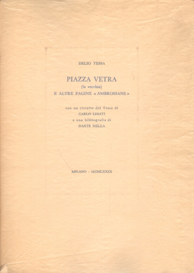 Piazza Vetra (the old one) and other pages