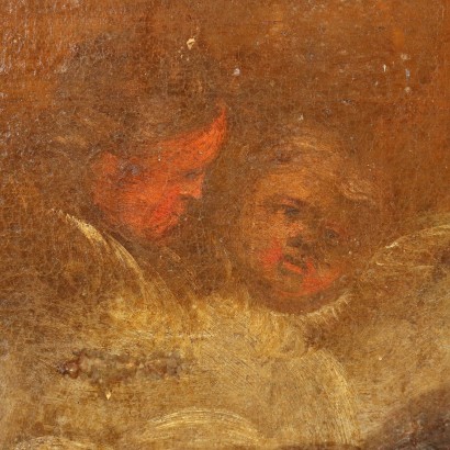 Tableau Madone à l'Enfant et aux Anges