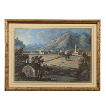 Landschaft mit Fluss und Figuren malen,Landschaft mit Fluss und Figuren malen,Landschaft mit Fluss und Figuren malen