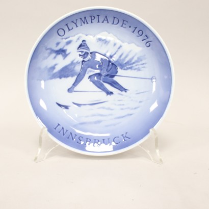 Royal Copenhagen Plate Olympics 1976 I,Olympiade 1976 Innsburck