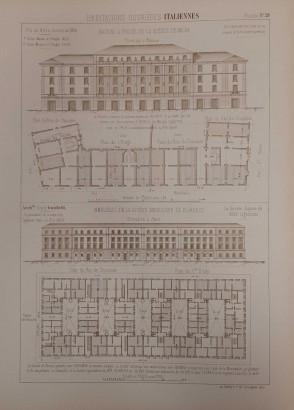 solo álbum de planches (faltan las ilustraciones 3-4), Les habitations ouvrières en tous p