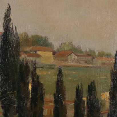 Painting by Arnaldo Annoni, Hilly landscape, Arnaldo Annoni, Arnaldo Annoni, Arnaldo Annoni, Arnaldo Annoni