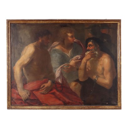 Peinture de la région de Johann C,Joseph en prison interprète les rêves,Johann Carl Loth,Johann Carl Loth,Johann Carl Loth,Johann Carl Loth