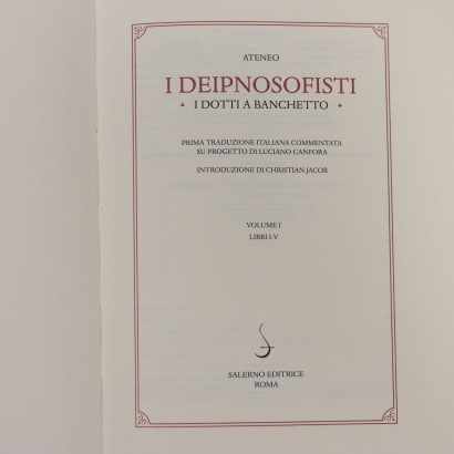 The Deipnosophists (4 Volumes),The Deipnosophists. The scholars at the banquet (