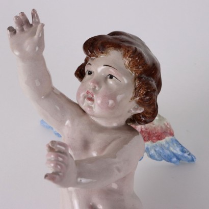 Cherub in Majolica