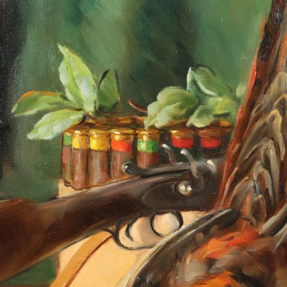 Painting by Alfio Paolo Graziani, Still life with game, Alfio Paolo Graziani, Alfio Paolo Graziani, Alfio Paolo Graziani