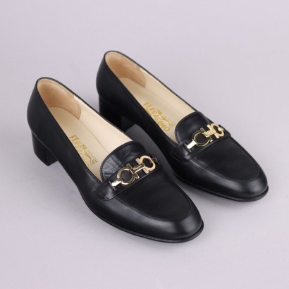 Ferragamo Mocassins Second Hand Cuir N. 39,5 Italie