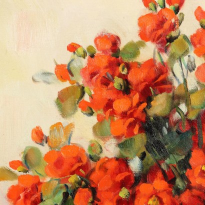 Peinture d'Alfio Paolo Graziani,Composition florale de roses rouges,Alfio Paolo Graziani,Alfio Paolo Graziani,Alfio Paolo Graziani,Alfio Paolo Graziani