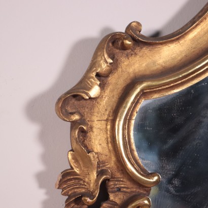 Console et miroir de style baroque