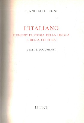 Die italienischen Elemente der Geschichte von, The Italian. Elemente der Geschichte