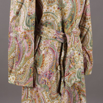 Etro Trench-coat en toile cirée