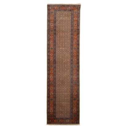 Antique Gasny Carpet Wool Thin Knot Pakistan 118 x 32 In