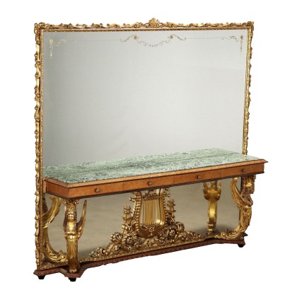 Console in Style with Mirror