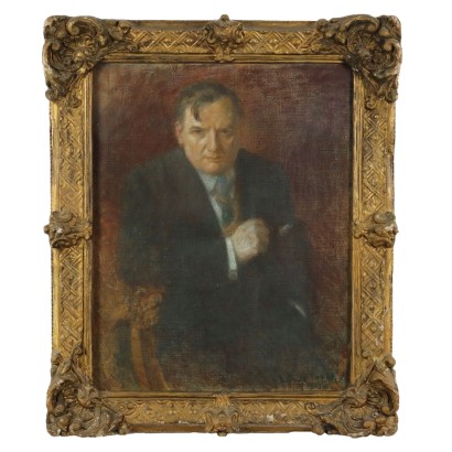 Painting Male Portrait 1913,Painting Male Portrait 1913