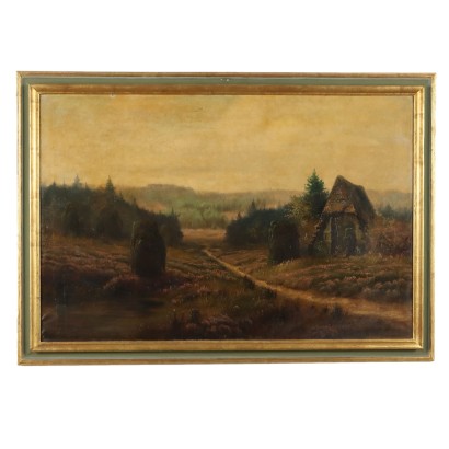 Dipinto Paesaggio di Campagna