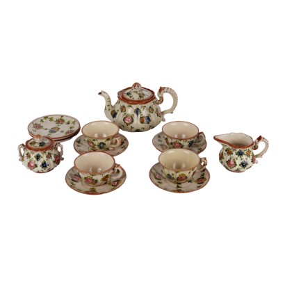 Tea Service in Maiolica Manifattura%,Tea Service in Maiolica Manifattura%,Tea Service in Maiolica Manifattura%,Tea Service in Maiolica Manifattura%,Tea Service in Maiolica Manifattura%