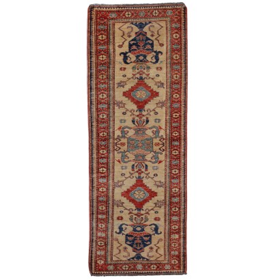 Antique Gasny Carpet Wool Heavy Knot Pakistan 89 x 32 In