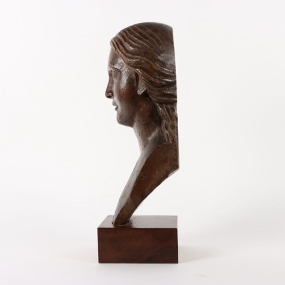 Busto di Donna Scultura Lignea