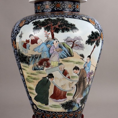 China Lidded Vase,Large Potiche with Lid