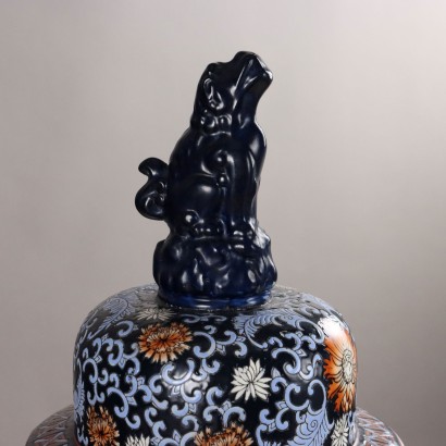 China Lidded Vase,Large Potiche with Lid