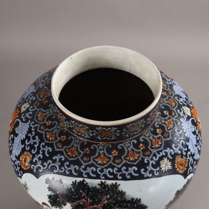 China Lidded Vase,Large Potiche with Lid