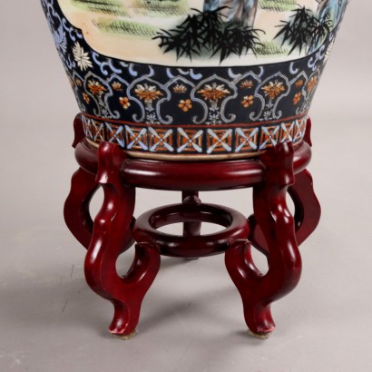 China Lidded Vase,Large Potiche with Lid