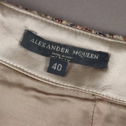 Alexander McQueen Gonna in Tweed