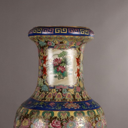 Large Porcelain Baluster Vase