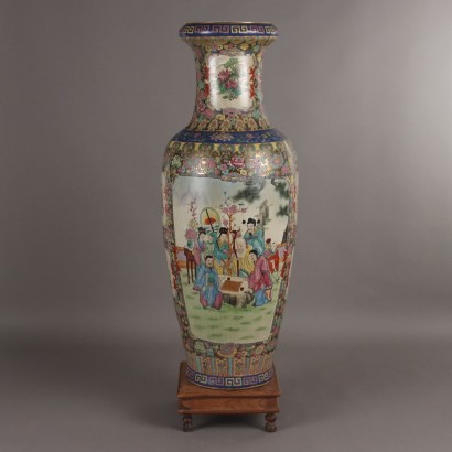 Large Porcelain Baluster Vase