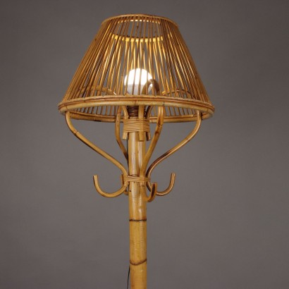 Bambuslampe aus den 70er Jahren