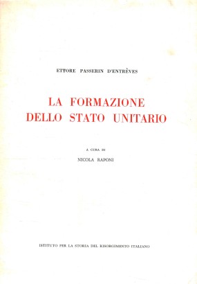 La formazione dello stato unitario