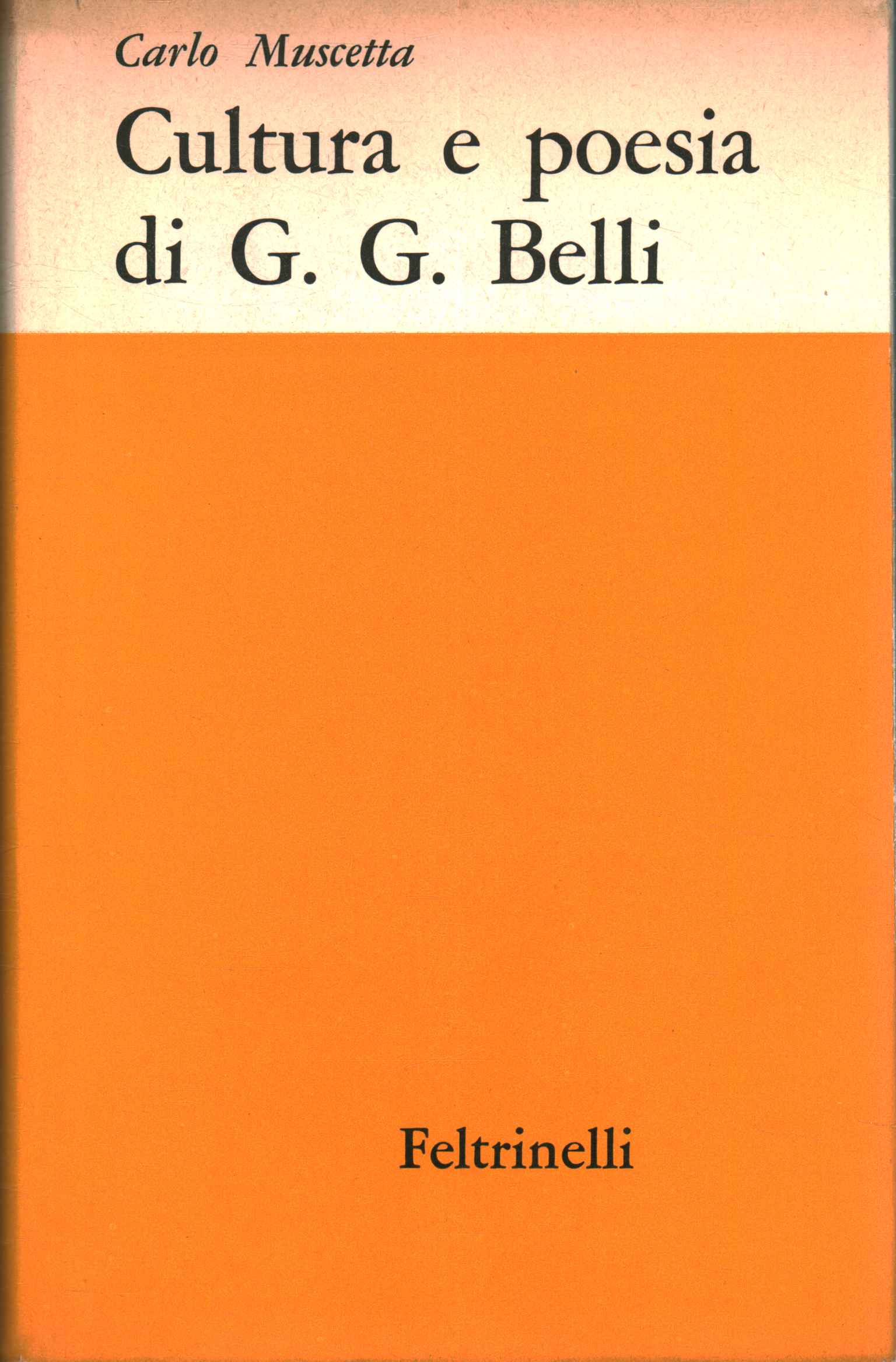 Kultur und Poesie von G. G. Belli