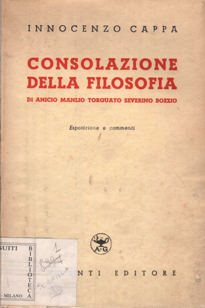 Trost der philosophie, Innocenzo Cappa