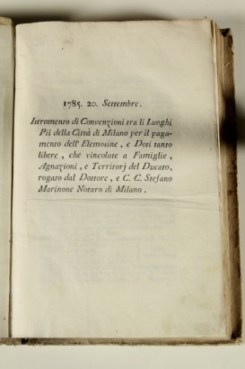 Documento de Convenios entre los Lugares Píos de la , s.a.