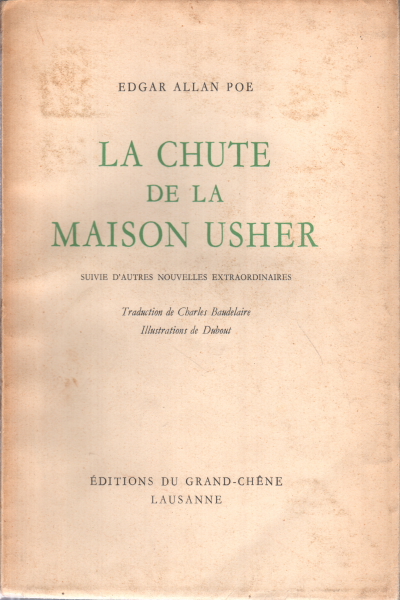 La chute de la maison Usher, Edgar Allan Poe