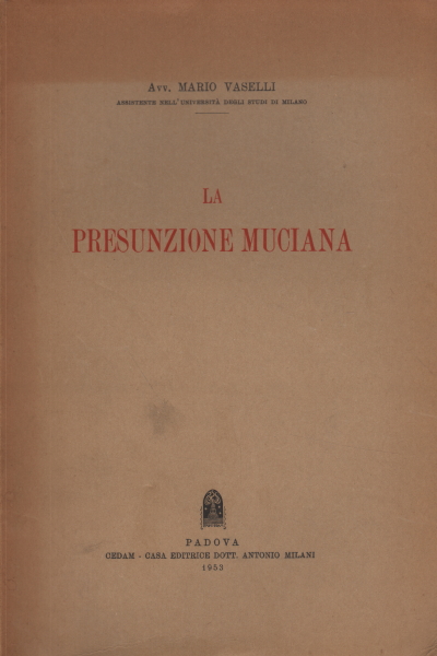 La présomption mucienne, Mario Vaselli