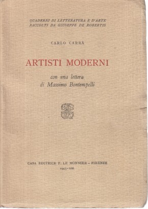 Artisti moderni