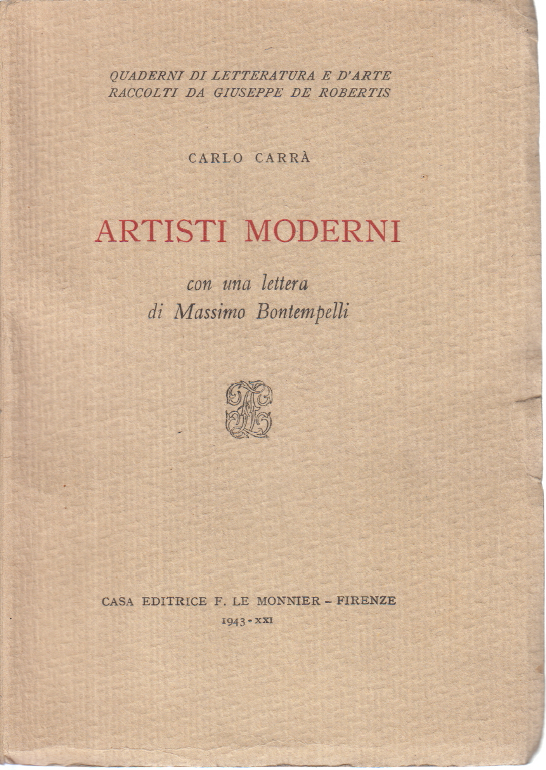 Modernen künstlern, Carlo Carrà