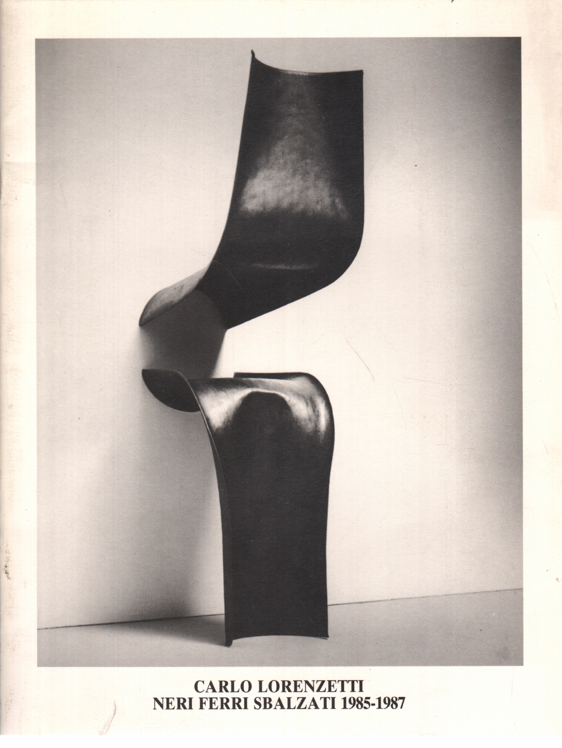 Carlo Lorenzetti: black embossed irons 1985-1987, Marco Meneguzzo