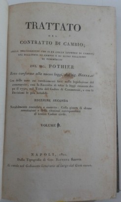 Négociation du traité d'échange, Robert Joseph Pothier