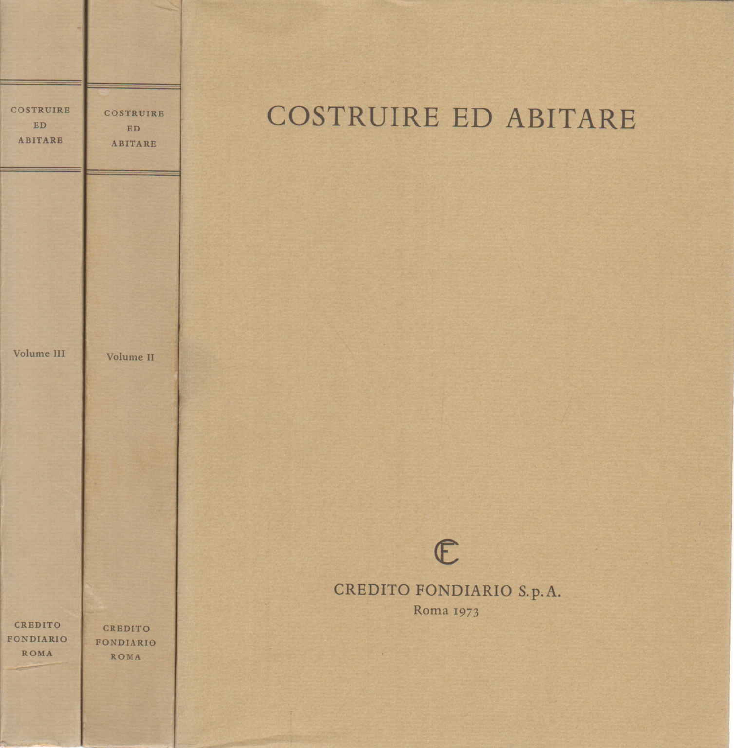 Costruire ed abitare (3 Volumi), Luigi De Rosa