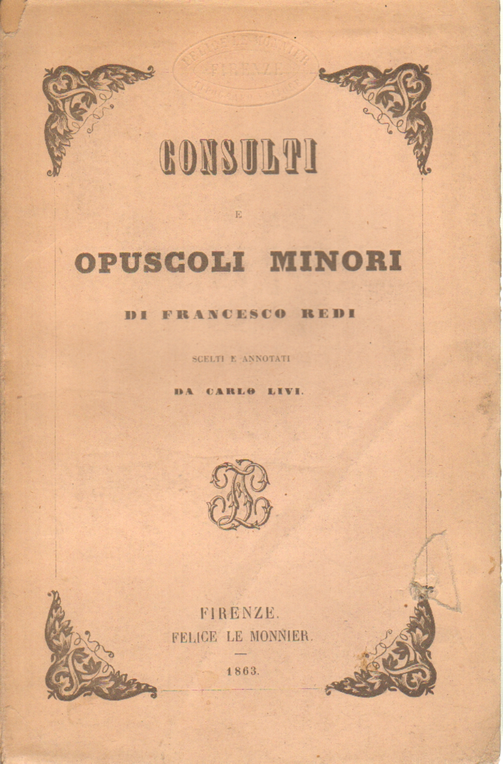 Konsultationen und kleinere Broschüren von Francesco Redi, Francesco Redi