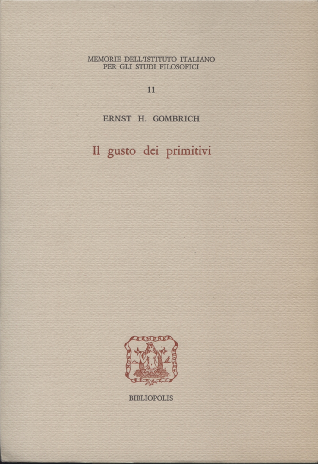 Le goût de la primitive, Ernst H. Gombrich