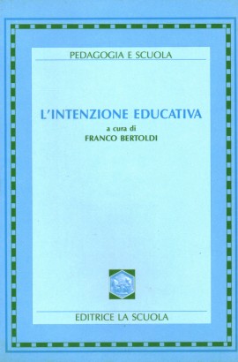 L'intenzione educativa