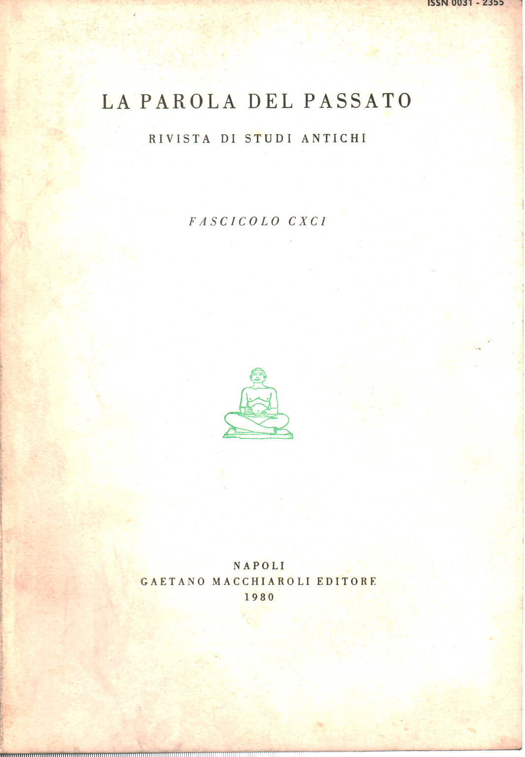 La palabra del pasado N.191 Año 1980 Edición C, AA.VV.