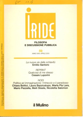 Iride year XXIII 2010 n. 59, AA. VV.