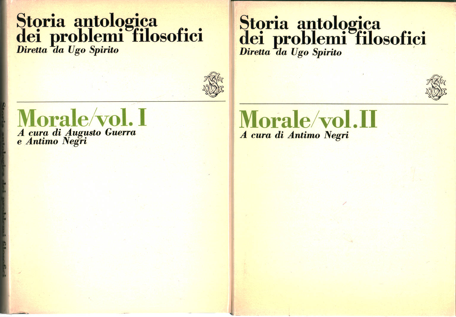 Moral I-II (2 volumes), Augusto Guerra Antimo Negri