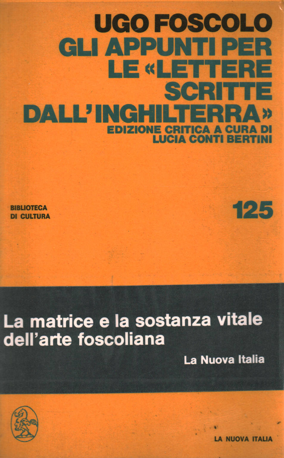 Gli appunti per le "Lettere scritte dall Inghilter, Ugo Foscolo