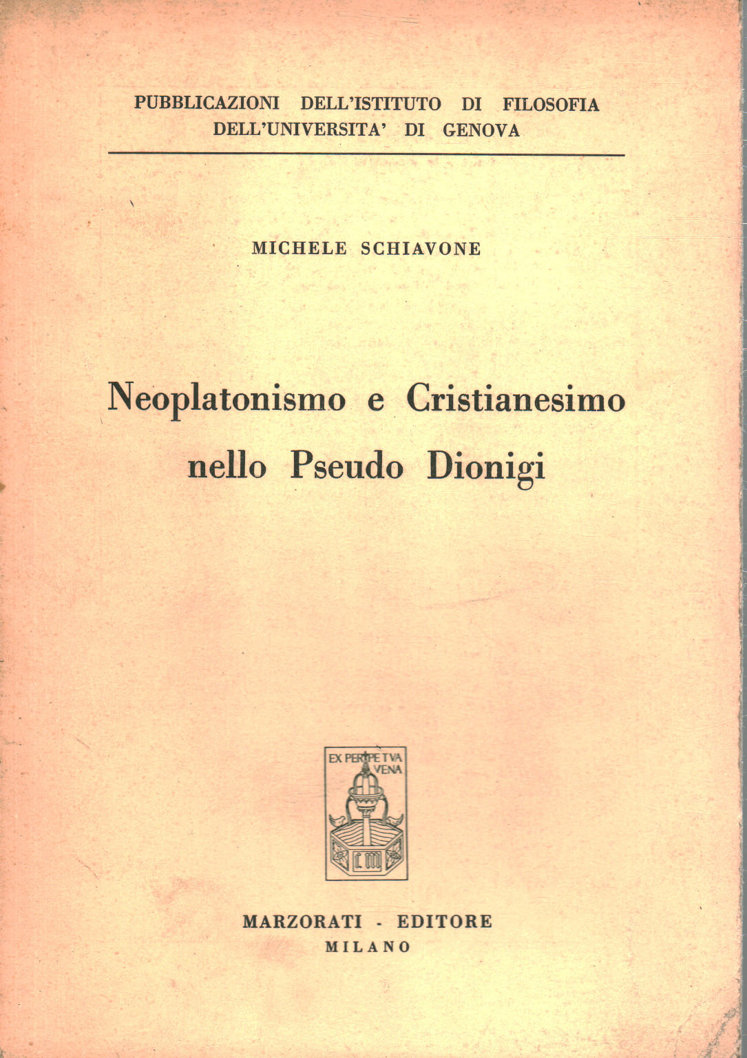 Neoplatonismo y cristianismo en Pseudo Dionysius, s.a.